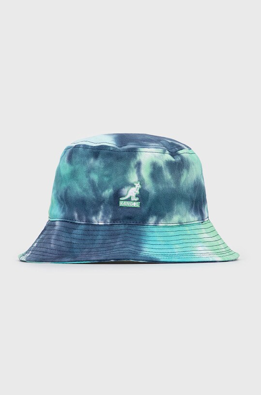 Kangol kapelusz bawełniany wzorzyste turkusowy K4359.OC326