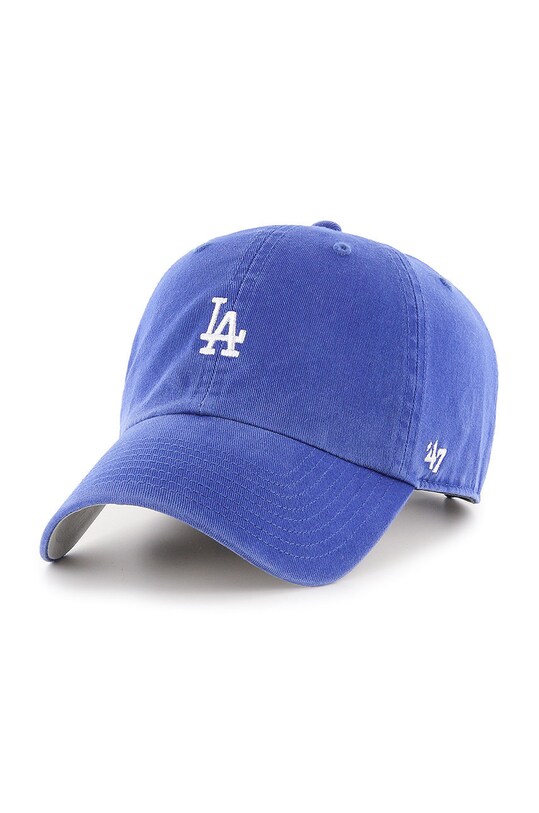 Кепка 47 brand Los Angeles Dodgers аплікація блакитний B.BSRNR12GWS.RYA
