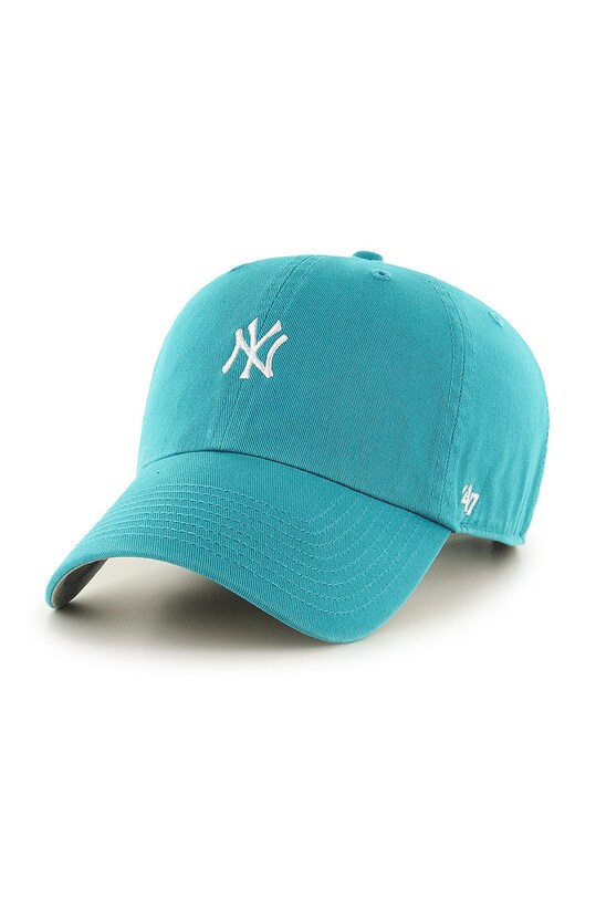 47brand șapcă New York Yankees bumbac albastru B.BSRNR17GWS.NU