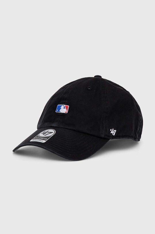 Кепка 47 brand аппликация чёрный MLB.BSRNR01GWS.BK