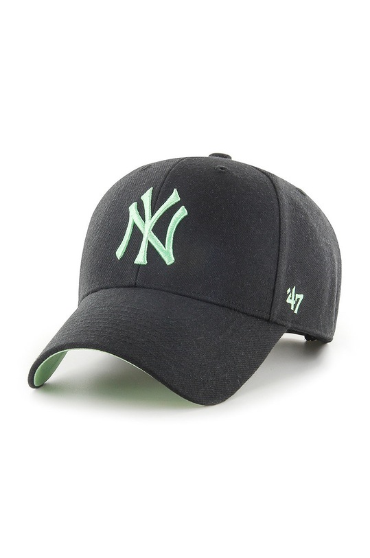 Čiapka 47 brand New York Yankees bavlna čierna B.BLPMS17WBP.BKG