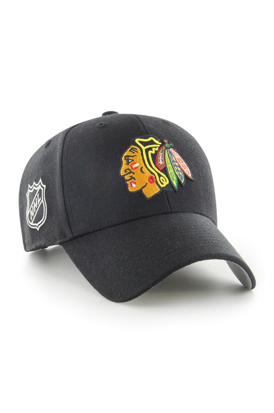 Akcesoria 47 brand czapka Chicago Blackhawks H.SSMPS04WBP.BK czarny