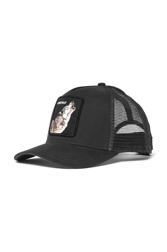 Goorin Bros czapka The Lone Wolf aplikacja czarny 101.0389
