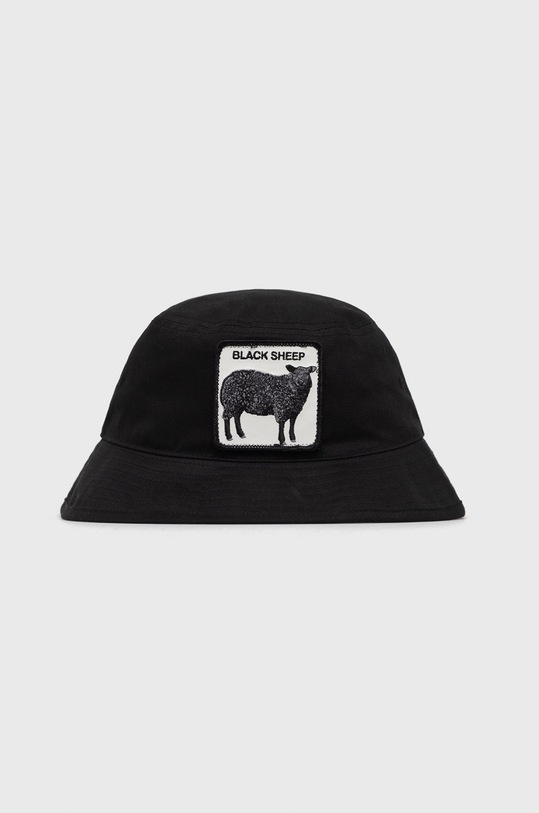 Goorin Bros kapelusz bawełniany aplikacja czarny 105.0205.