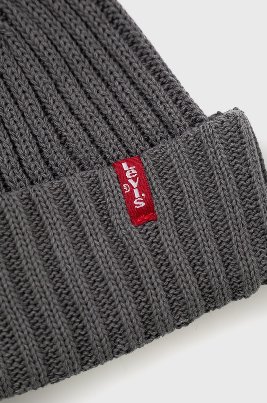 Αξεσουάρ Βαμβακερό καπέλο Levi's D5267.0005 γκρί