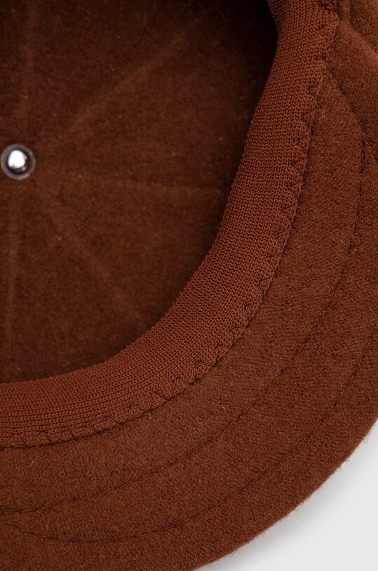 Vlněná čepice Kangol hnědá K3164HT.MH240