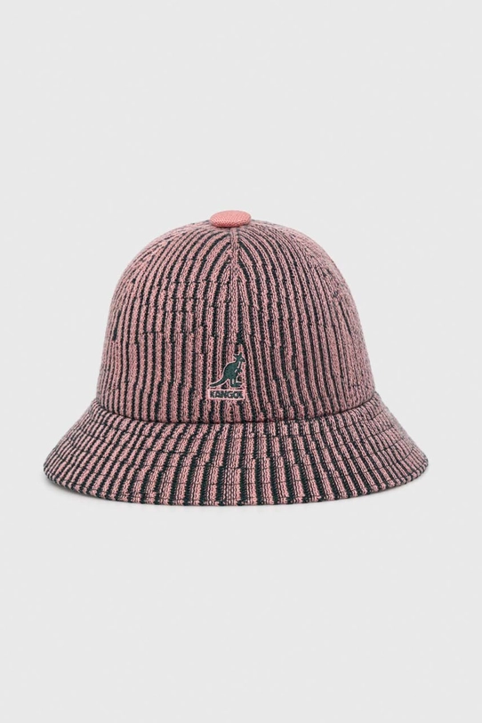 Капелюх з домішкою вовни Kangol з додаванням вовни рожевий K3583.PP696