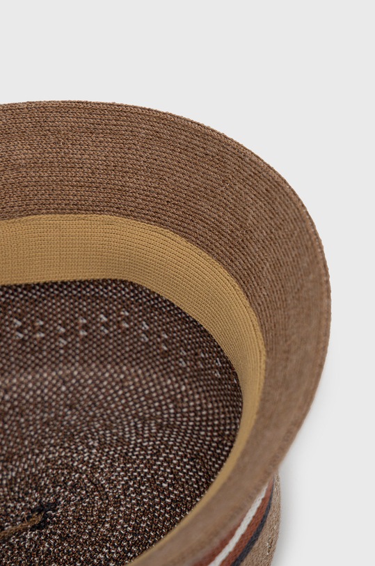 Kangol kapelusz z domieszką wełny brązowy K3585.CM227