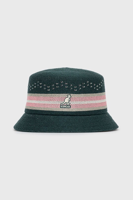 Капелюх з домішкою вовни Kangol з додаванням вовни зелений K3585.PN317