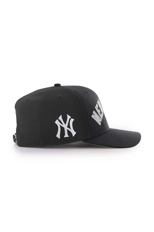 Αξεσουάρ Καπάκι με μείγμα μαλλί 47 brand MLB New York Yankees B.REPSP17WBP.BKB μαύρο