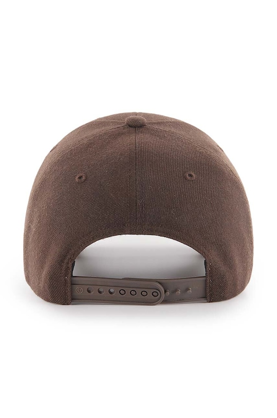 47 brand czapka z daszkiem z domieszką wełny MLB New York Yankees B.MVPSP17WBP.BW brązowy AA00
