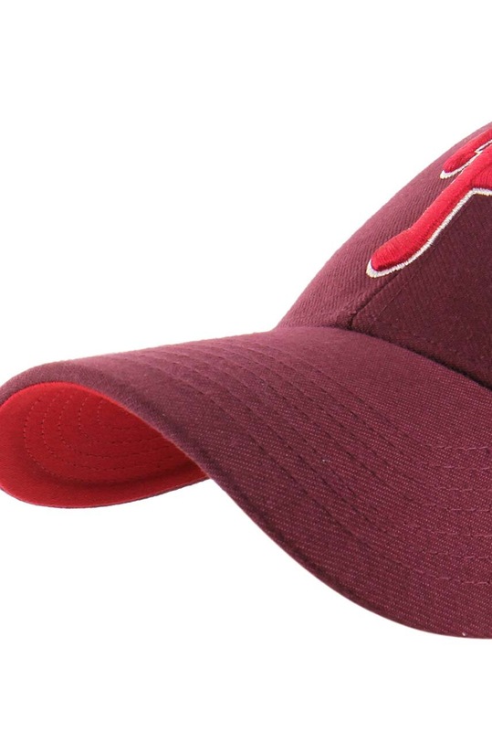 Akcesoria 47 brand czapka z daszkiem bawełniana MLB Philadelphia Phillies B.SUMVP19WBP.KM bordowy