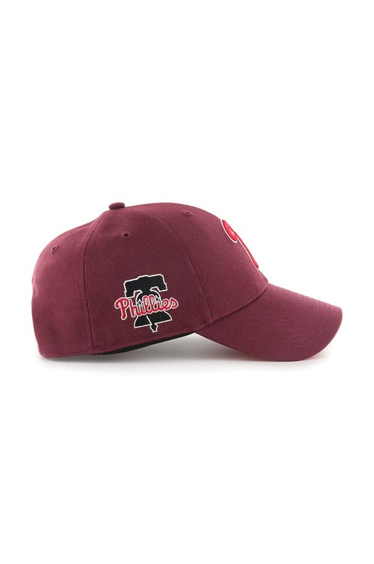 47 brand czapka z daszkiem bawełniana MLB Philadelphia Phillies bordowy B.SUMVP19WBP.KM
