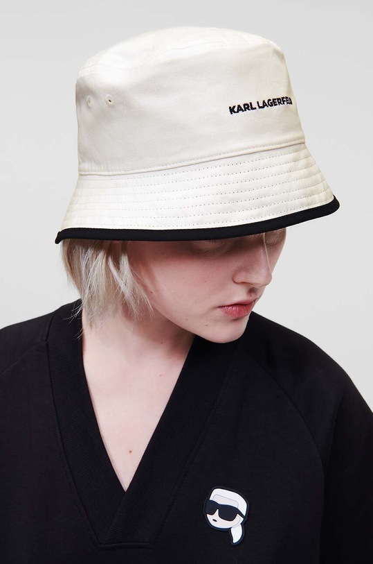 Karl Lagerfeld kapelusz dwustronny bawełniany 230W3404