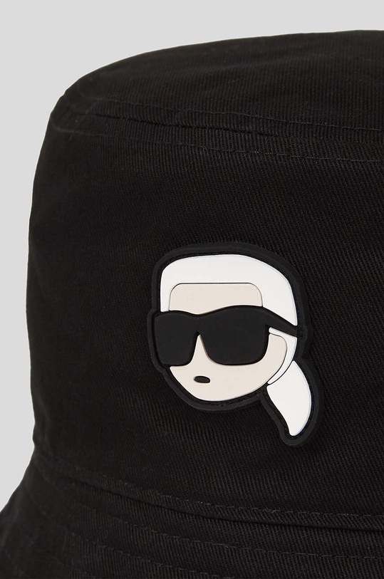 Karl Lagerfeld kapelusz dwustronny bawełniany czarny 230W3404