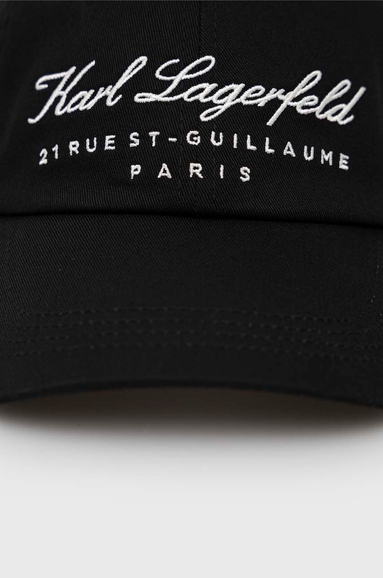 Karl Lagerfeld czapka z daszkiem 231W3403 czarny AA00