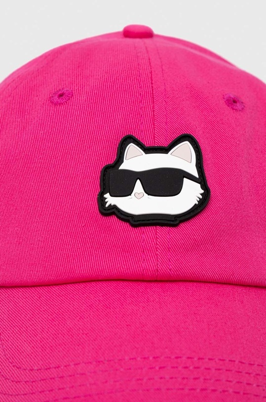 Karl Lagerfeld czapka z daszkiem 231W3421 różowy AA00