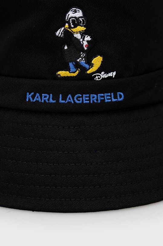 Karl Lagerfeld palarie din bumbac x Disney 231W3419 negru AA00