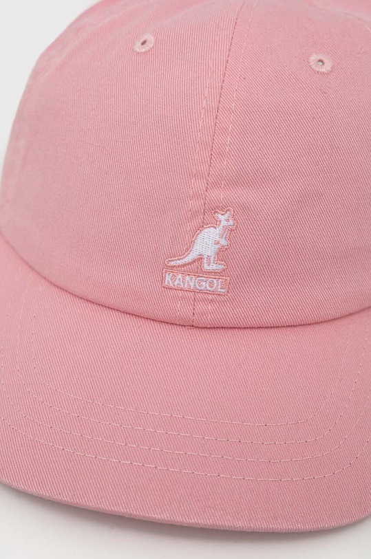 Kangol czapka z daszkiem bawełniana różowy K5165HT.PE600