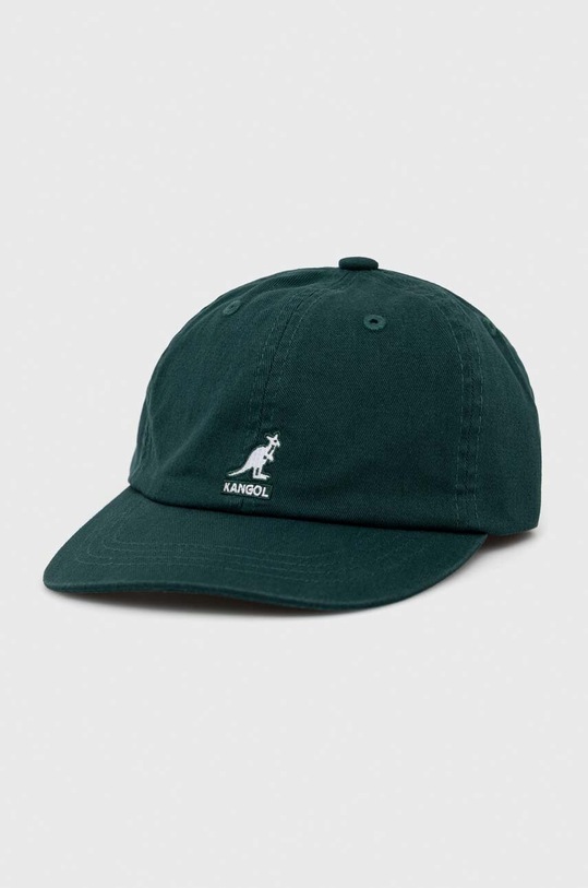 Kangol șapcă de baseball din bumbac bumbac verde K5165HT.PN317
