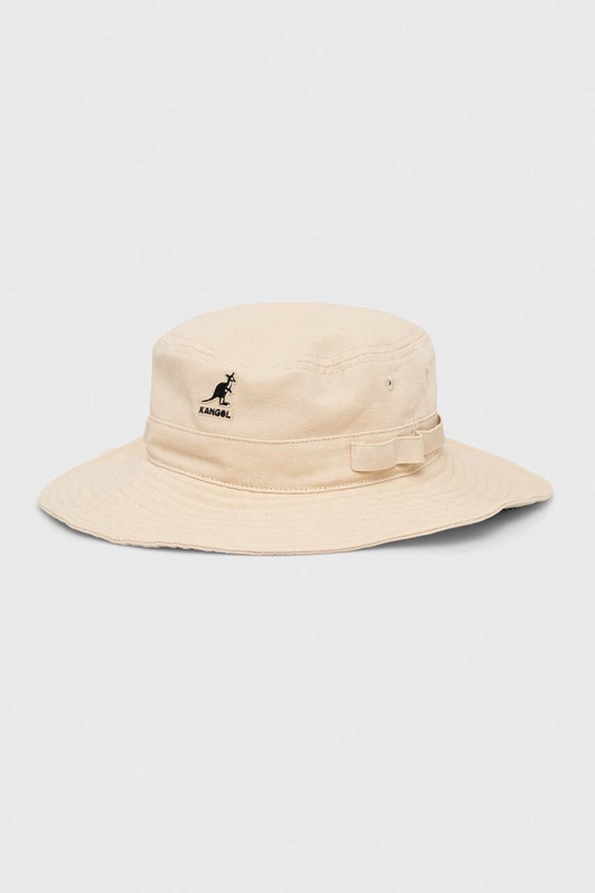 Бавовняний капелюх Kangol бавовна бежевий K5302.BG265