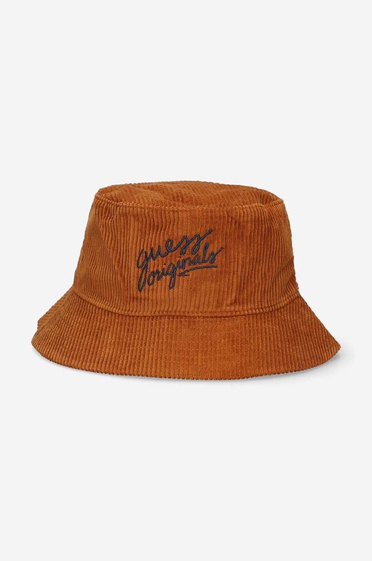 Бавовняний капелюх Guess Originals аплікація помаранчевий M2BZ16.WEUX0