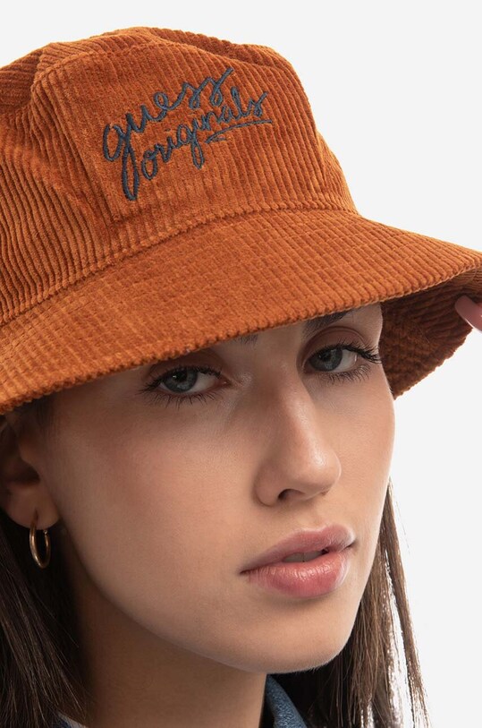 Аксесуари Бавовняний капелюх Guess Originals M2BZ16.WEUX0 помаранчевий