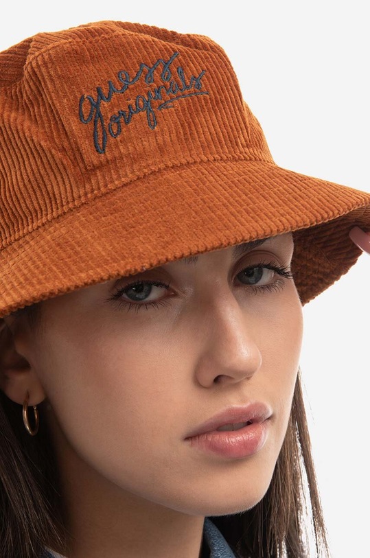 Accesorii Guess Originals pălărie din bumbac M2BZ16.WEUX0 portocaliu