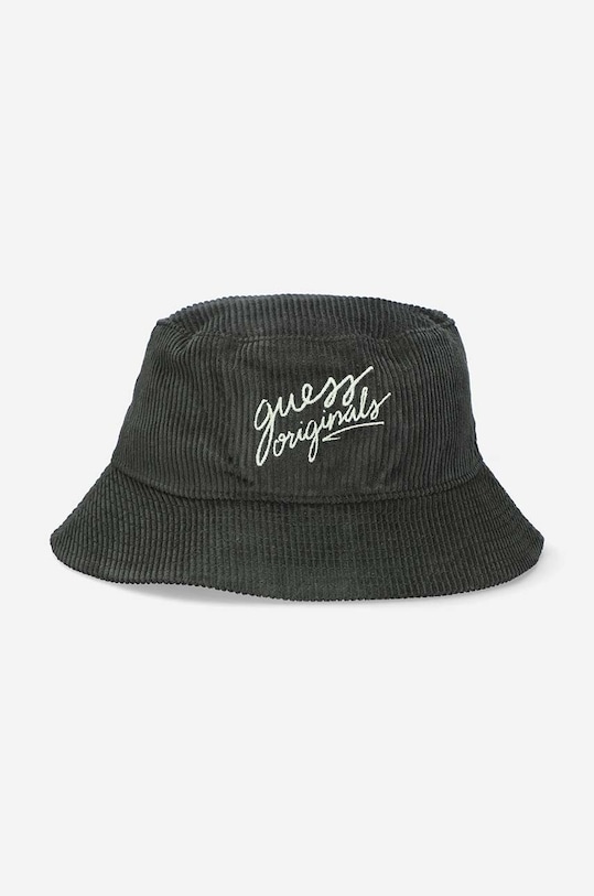 Guess Originals kapelusz bawełniany aplikacja zielony M2BZ16.WEUX0