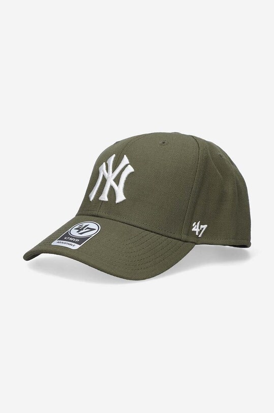 Кепка 47 brand New York Yankees MLB аплікація зелений B.MVPSP17WBP.SWL