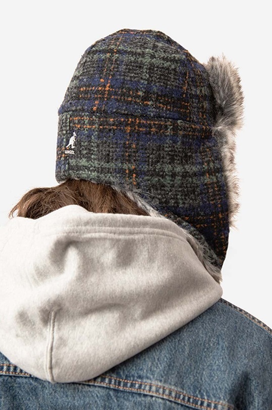 Kangol wool beanie Wool Ushanka K0102FA.DK.FLANNEL green