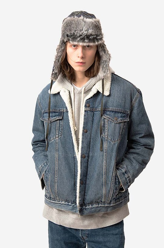 Kangol wool beanie Wool Ushanka K0102FA.DK.FLANNEL