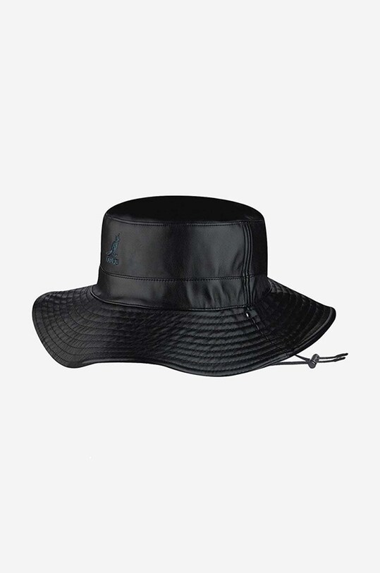 Kangol kapelusz dwustronny aplikacja czarny K5312.BLACK