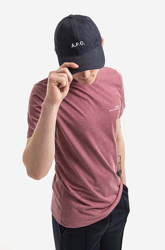 A.P.C. șapcă Casquette Charlie COCSX.M24069 bleumarin AA00