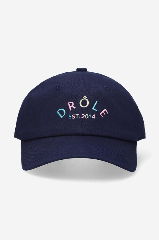 Accesorii Drôle de Monsieur șapcă de baseball din bumbac CP121.NAVY bleumarin