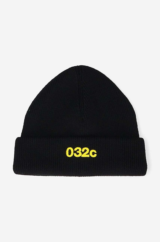 032C czapka wełniana Selfie Beanie wełna czarny FW22.A.0050