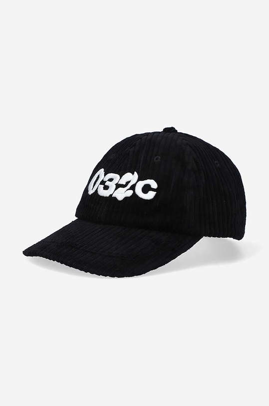 032C cotton baseball cap Glitch Logo Cap cotton black SS22.A.0020.M