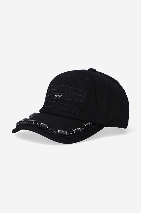 032C cotton baseball cap Rivet Cap cotton black SS22.A.0030.M
