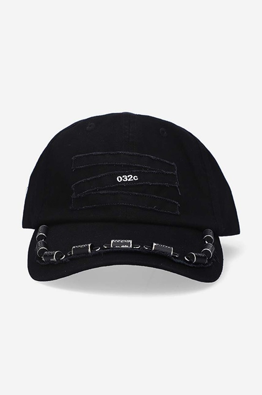 032C cotton baseball cap Rivet Cap black SS22.A.0030.M