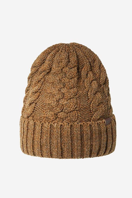 Čiapka Kangol Cable Beanie HEATHER hrubá hnedá K3376HT