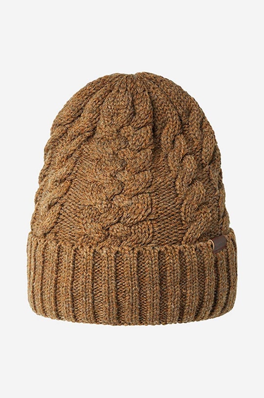 Čiapka Kangol Cable Beanie HEATHER K3376HT hnedá AA00