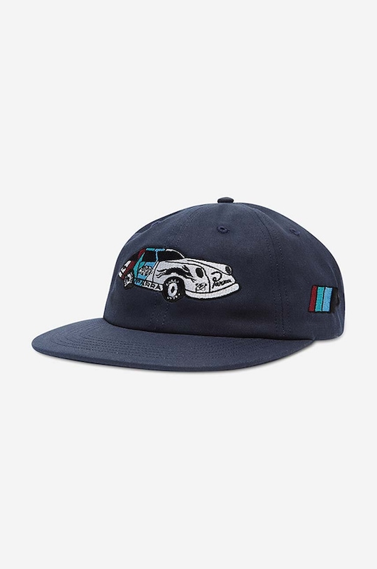 by Parra șapcă de baseball din bumbac Racing Team 6 bumbac bleumarin 47356.NAVYBLUE
