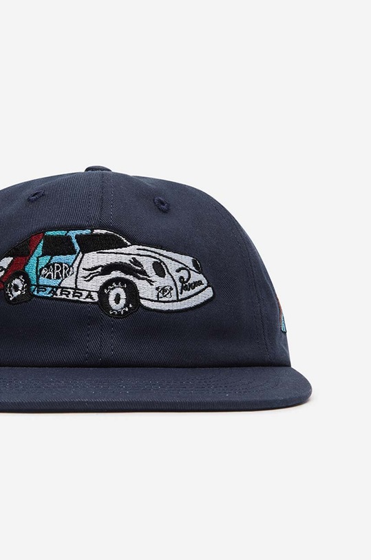 by Parra șapcă de baseball din bumbac Racing Team 6 bleumarin 47356.NAVYBLUE