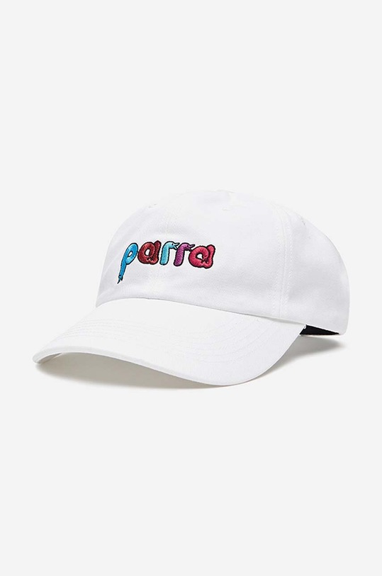 by Parra cotton baseball cap Birdface Font 6 applique white 47440.WHITE
