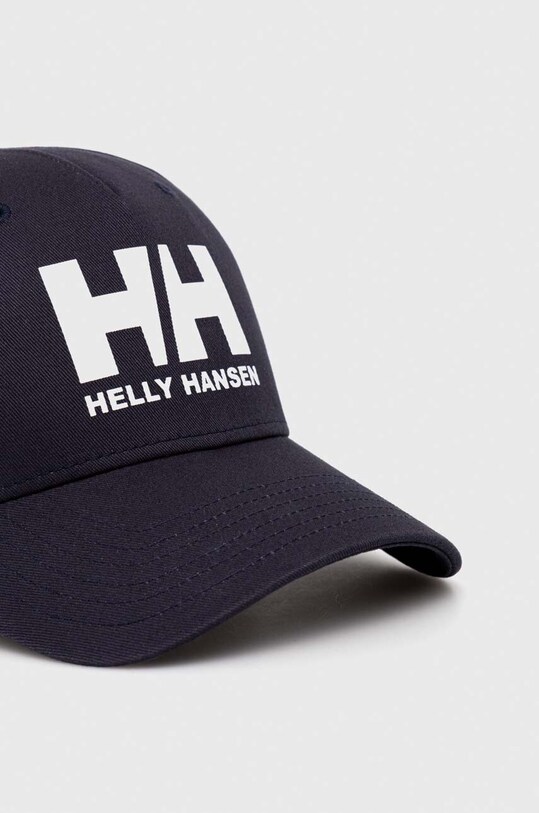 Βαμβακερό καπέλο του μπέιζμπολ Helly Hansen Czapka Helly Hansen HH Ball Cap 67434 001 67434 σκούρο μπλε SS25
