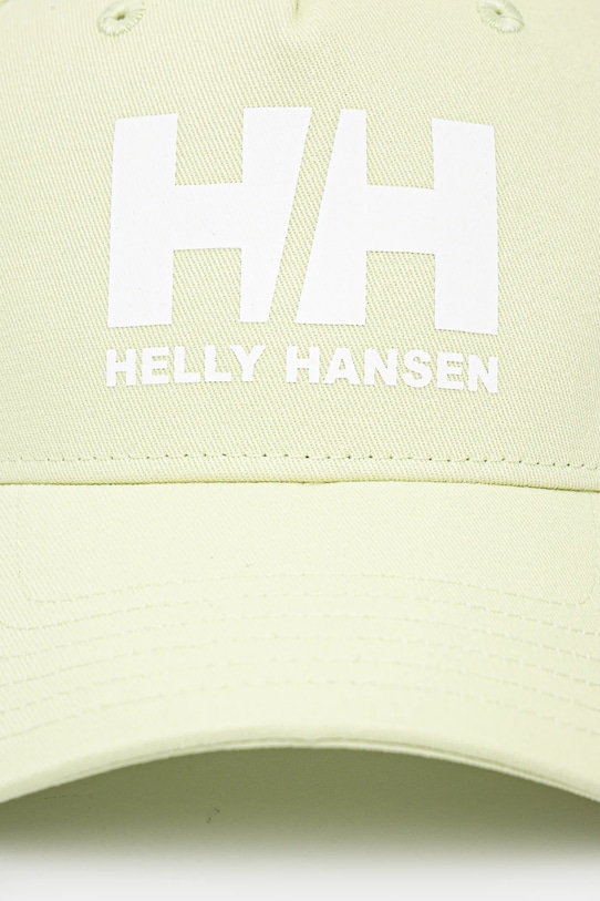 Бавовняна бейсболка Helly Hansen Czapka Helly Hansen HH Ball Cap 67434 001 67434 зелений SS25