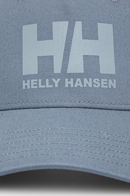 Бавовняна бейсболка Helly Hansen Czapka Helly Hansen HH Ball Cap 67434 001 67434 блакитний SS25