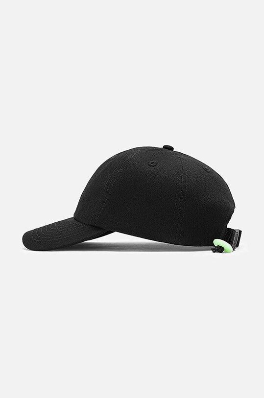 CLOTTEE șapcă de baseball din bumbac Script Dad Cap negru CTCP6001.BLACK