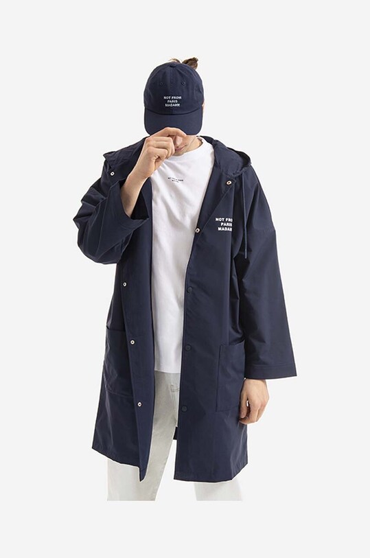 Drôle de Monsieur șapcă de baseball din bumbac La Casquette CP100.NAVY bleumarin AA00