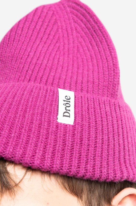 Drôle de Monsieur wool beanie Le Bonnet BN100.FUCHSIA